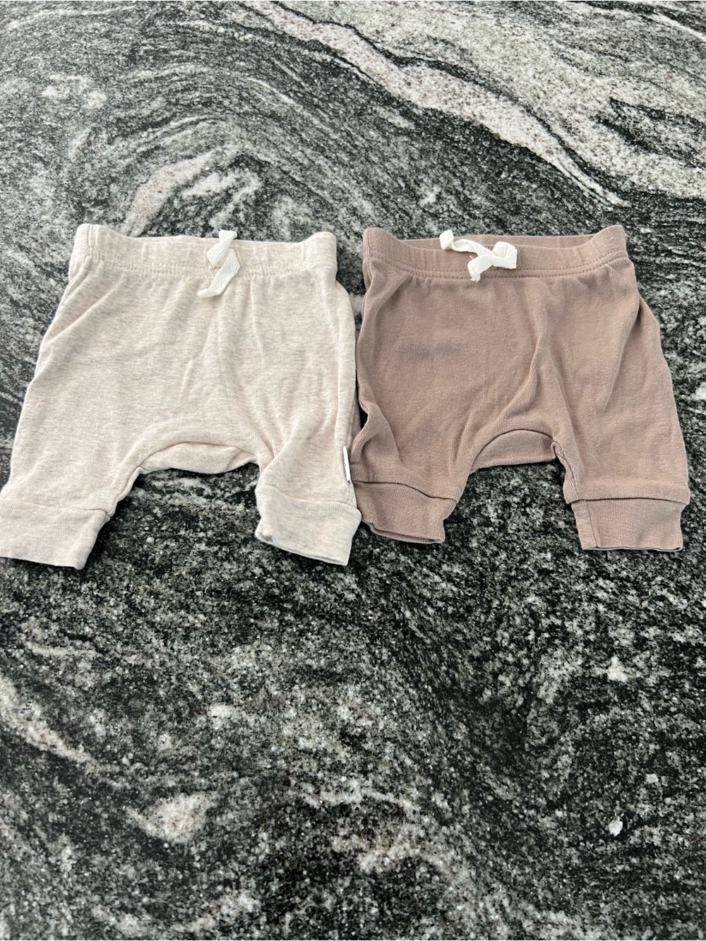Gerber Neutral Baby Shorts Duo - Brown & Gray